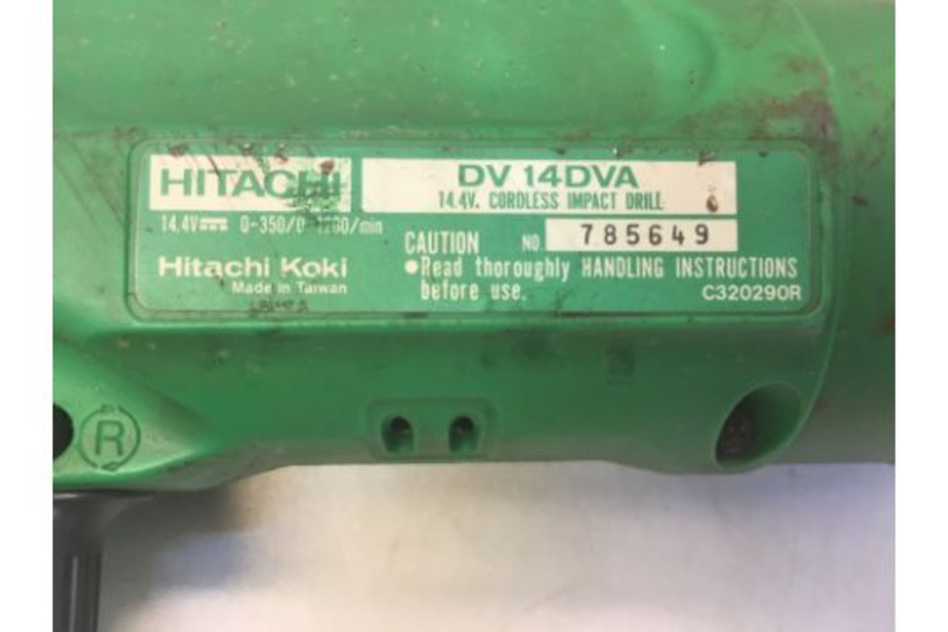 Hitachi DV14 DVA Hammer Drill W/ 14.4v Li-Ion Battery - Image 2 of 6