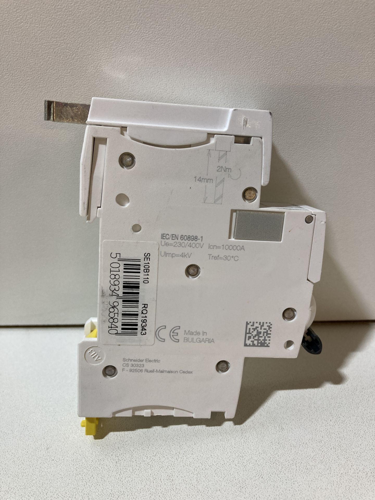 20 x Schneider SE10B110 IKQ SP 10A Miniature Circuit Breakers | B Type | RRP: £412.80 (total) - Image 3 of 6