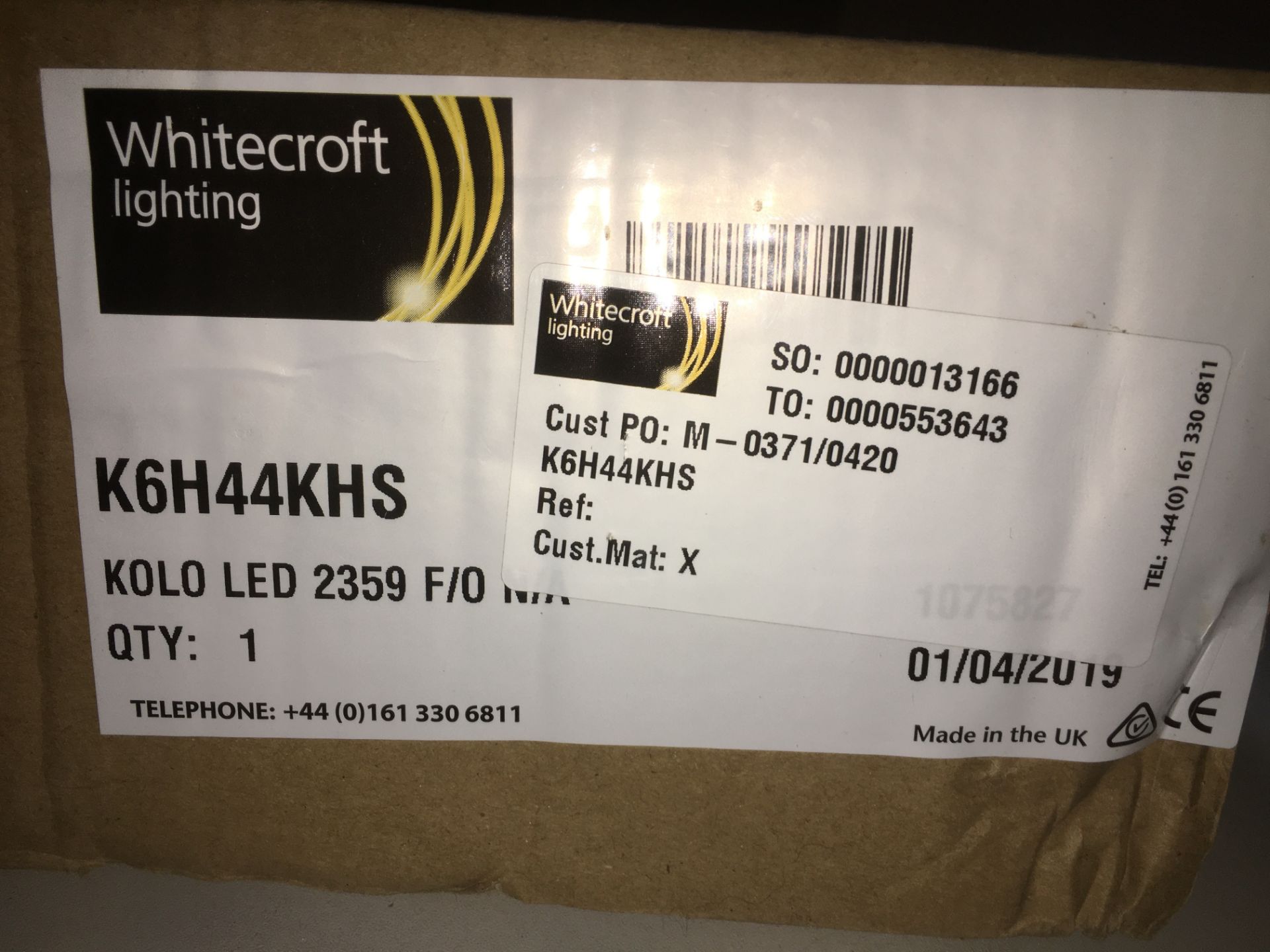 Whitecroft Lighting Kolo IP65 LED Wall Mountable Luminaire - Image 2 of 3