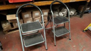 2 x 2 rise step stools 150 Kg capacity