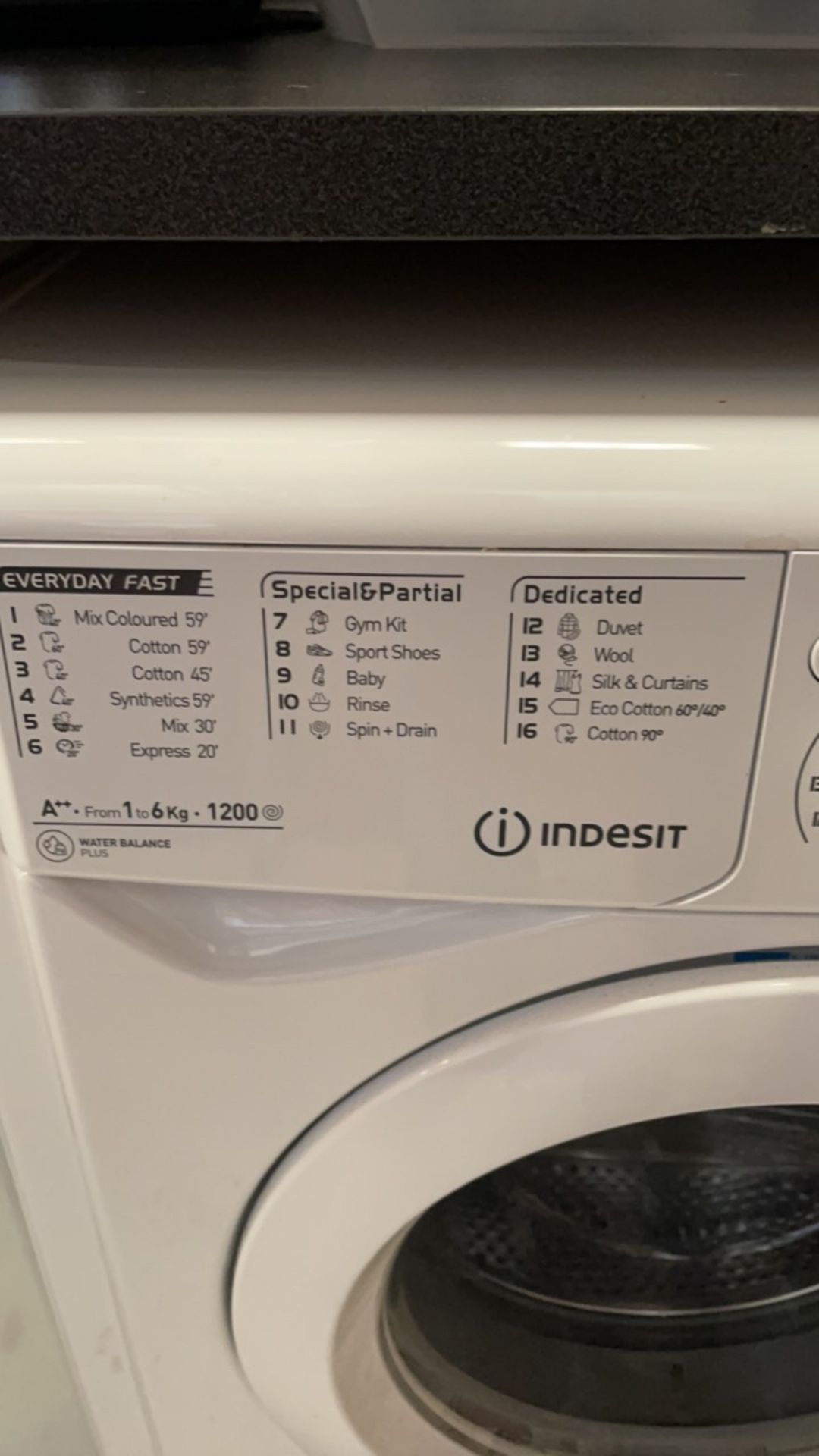 Indesit EWSD 61252 washing machine - Image 2 of 4