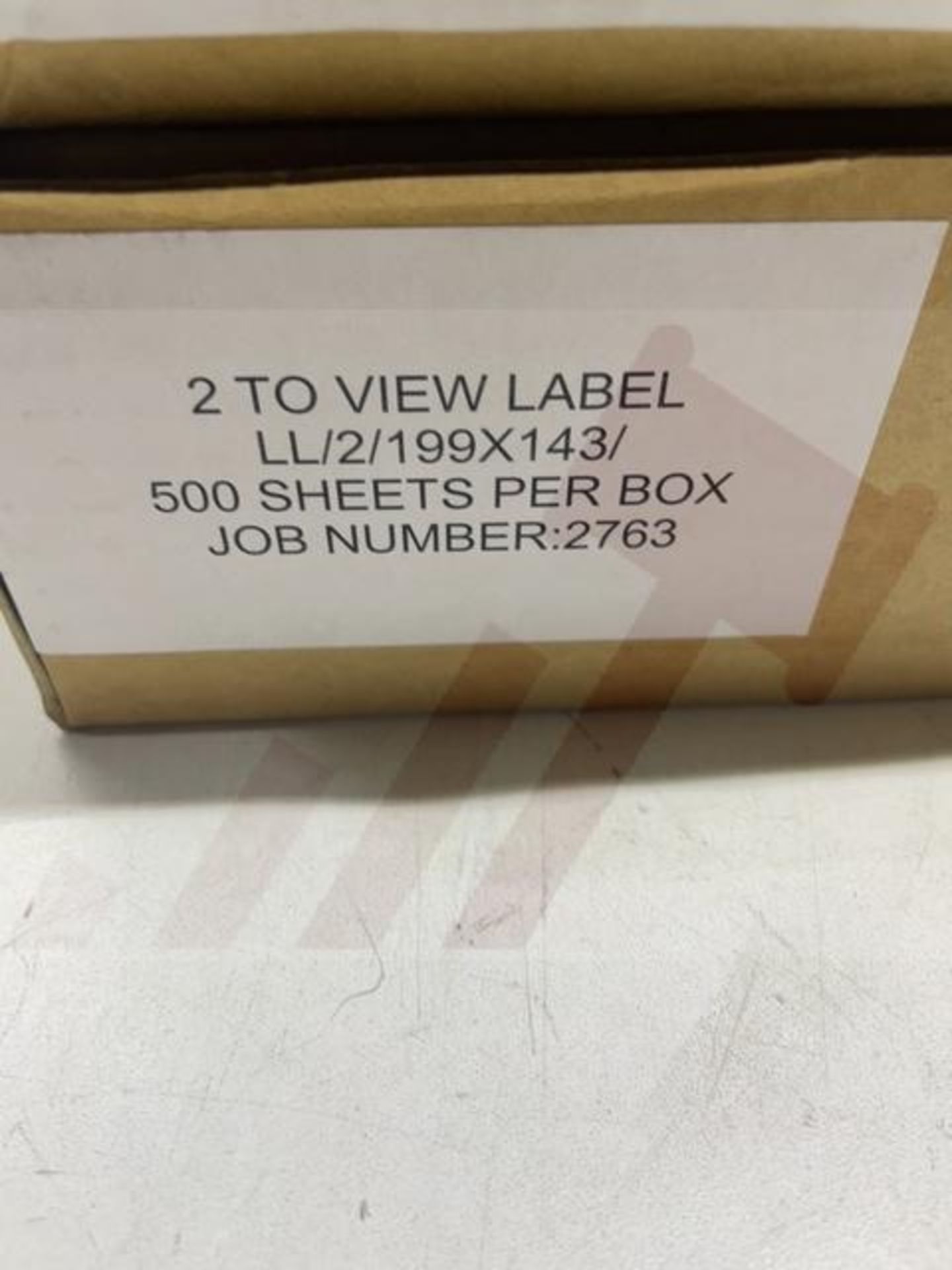 2 X Boxes Label Stickers | 2 to View - Image 2 of 2