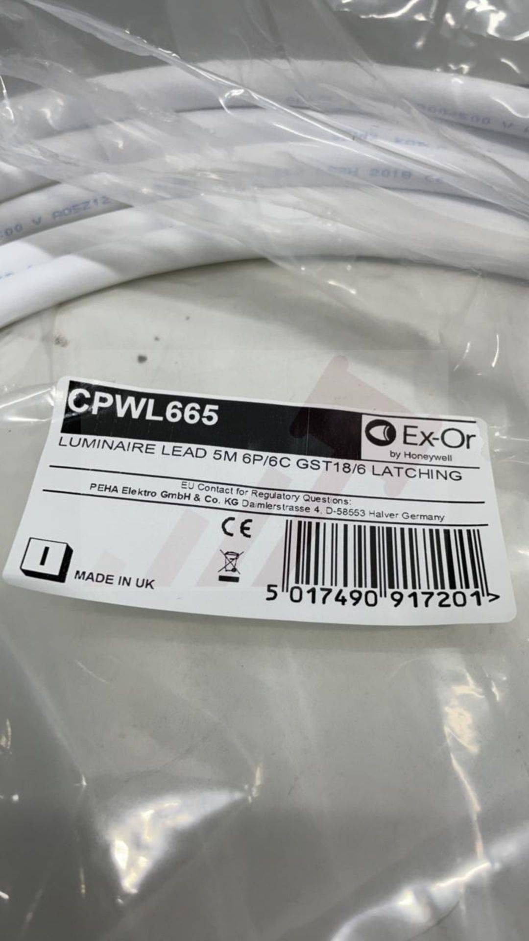 17 X 5m lengths of 6P/6C Luminaire leads - Image 3 of 4