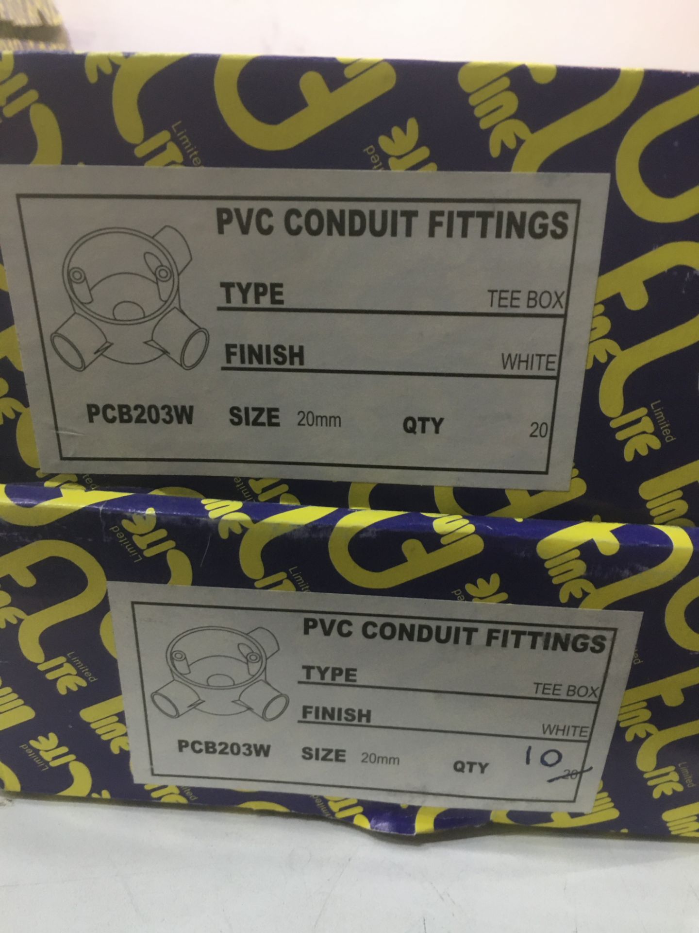 7 x Packs of PVC Conduit Fittings As Per Description - Image 5 of 9