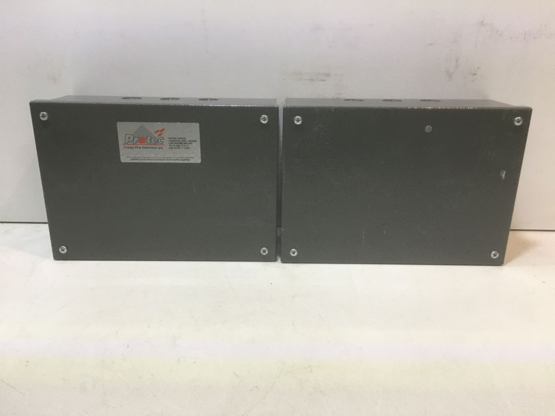 2 x Protec Fire Protection Enclosures As Pictured