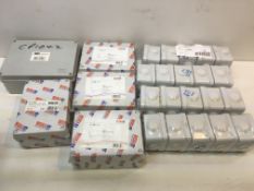 9 x Packs of Plastic Electrical Enclosures/Junction Boxes