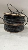 2 x Reels Of Single Core Black Wire