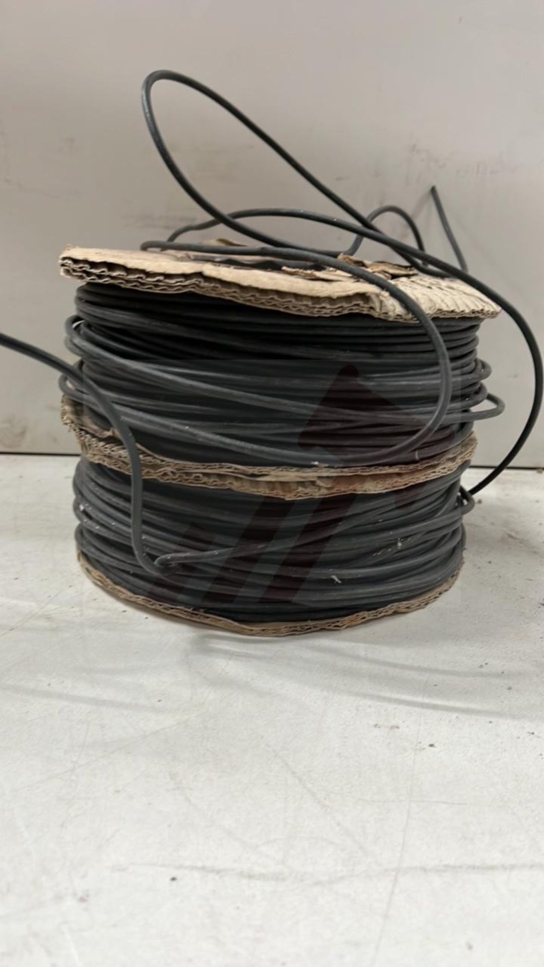 2 x Reels Of Single Core Black Wire