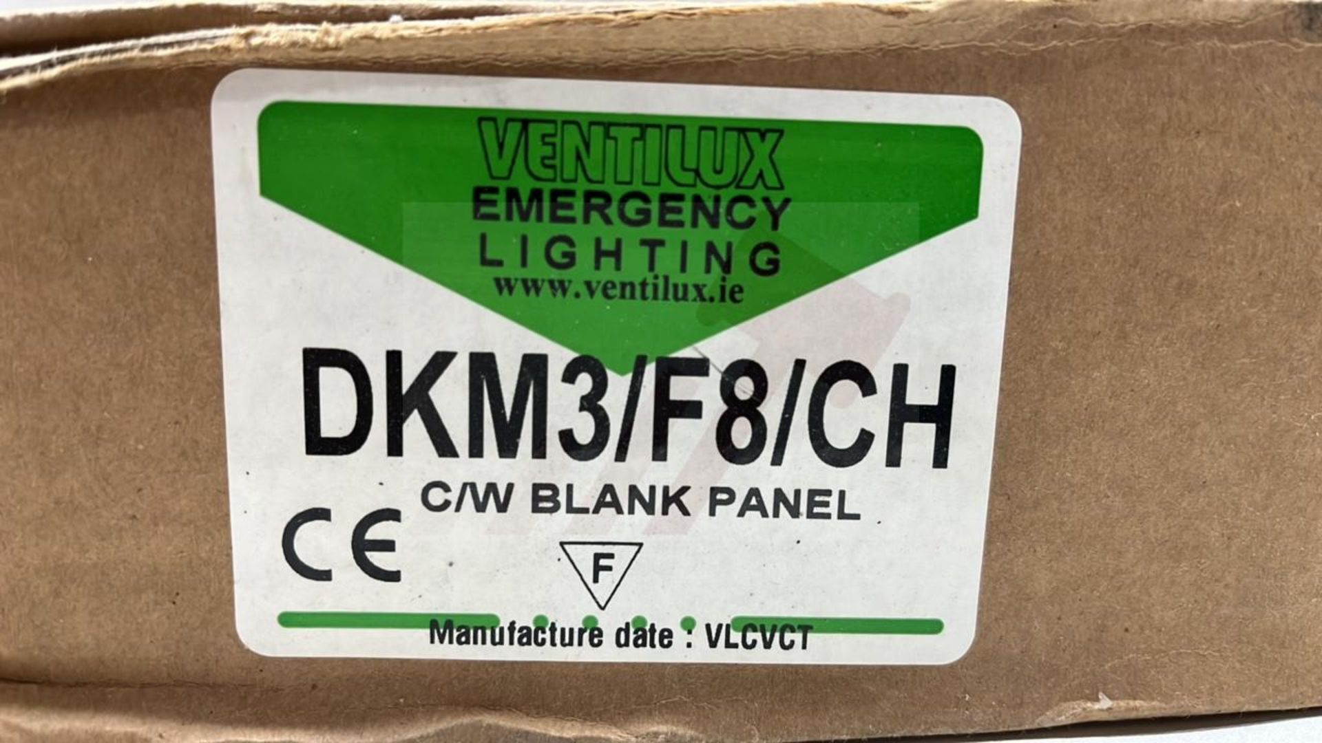 2 X Ventilux Emergency Lighting Mounting Blank Panels | DMK3/F8/CH - Image 2 of 2