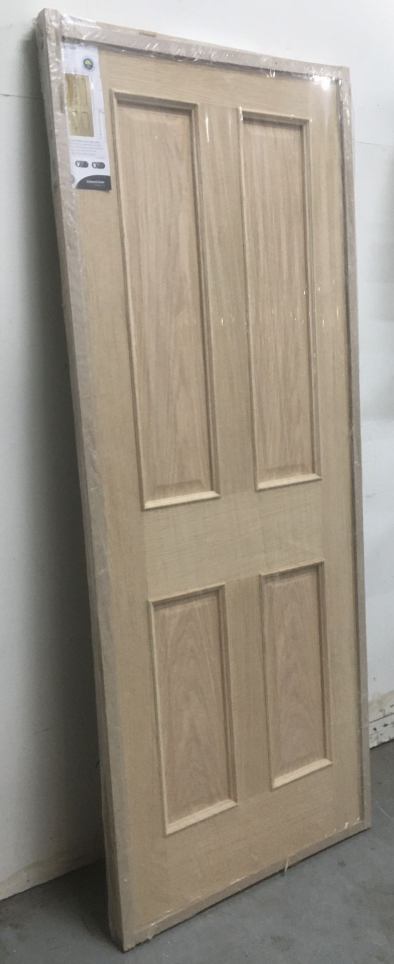 Victorian 4 Panel Oak Internal Door W/ Raised Mouldings | INTOVIC3ORM | 1981mm x 762mm x 35mm - Image 2 of 4