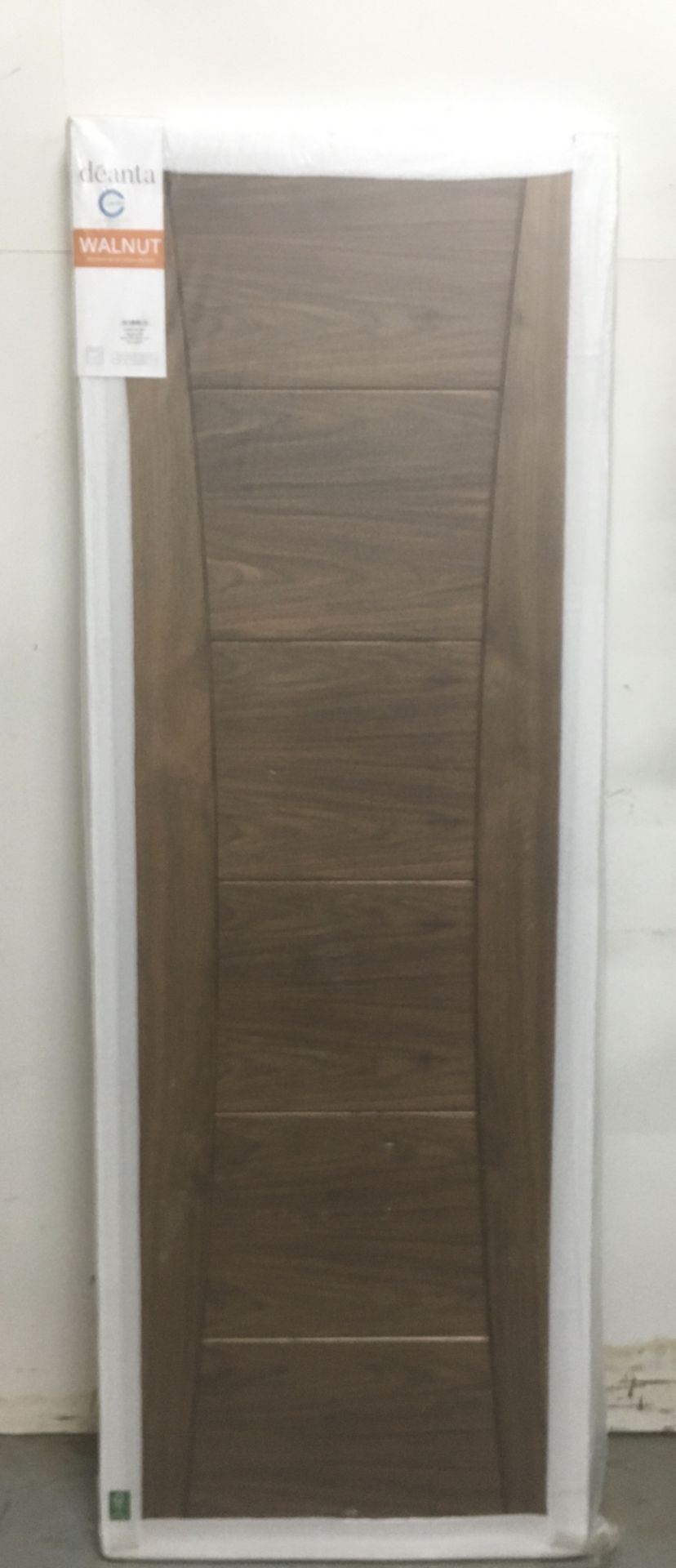 Deanta Pre-Finished Pamplona FD30 Walnut Interior Fire Door | 1981mm x 686mm x 45mm