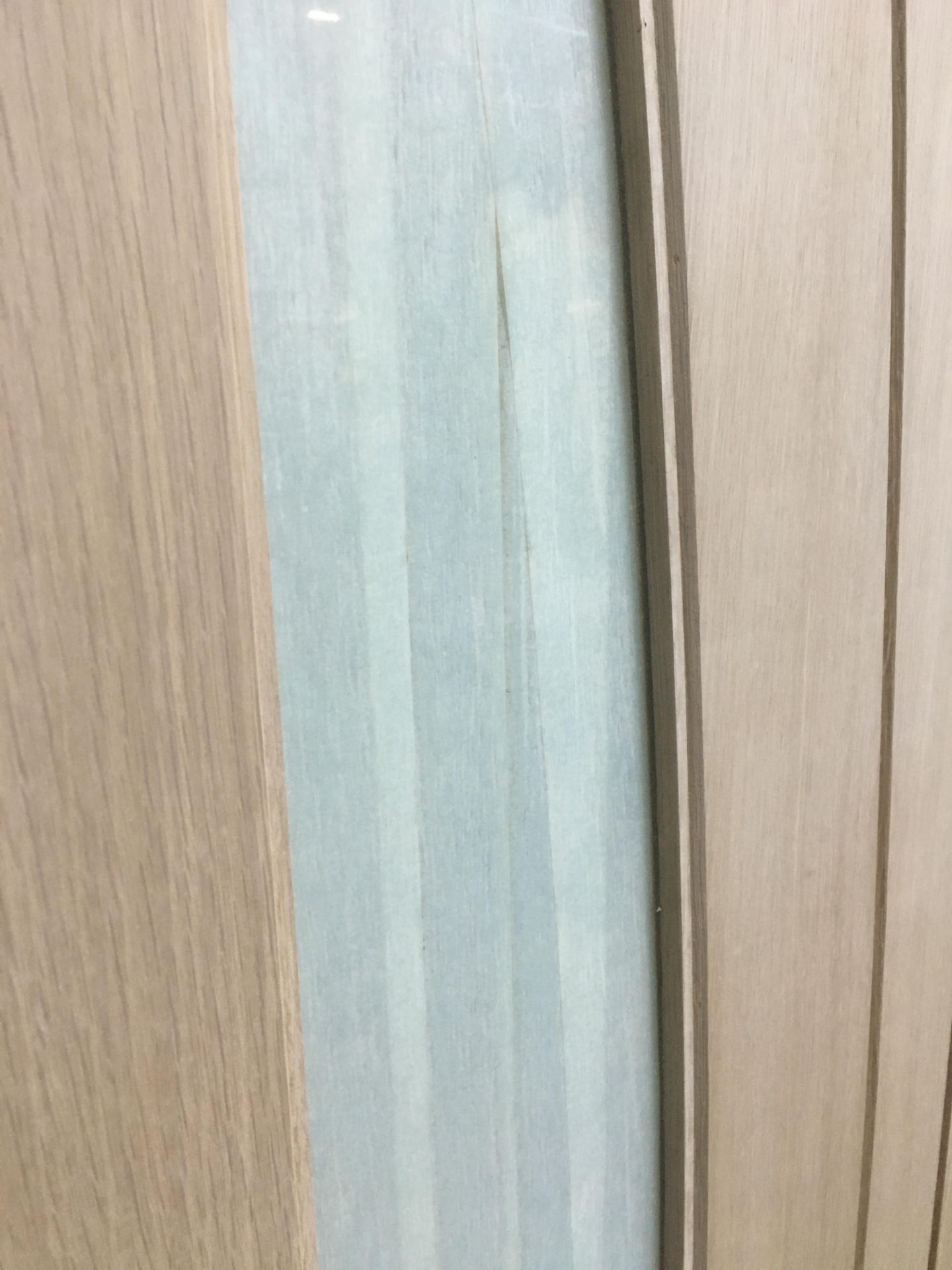 XLJoinery Oak 35mm Salerno Interior Door W/ Clear Glass | 78'' x 24'' - Image 3 of 3