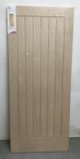 XLJoinery Oak Suffolk Essential Internal Door | EOSUF33 | 1981mm x 838mm x 35mm