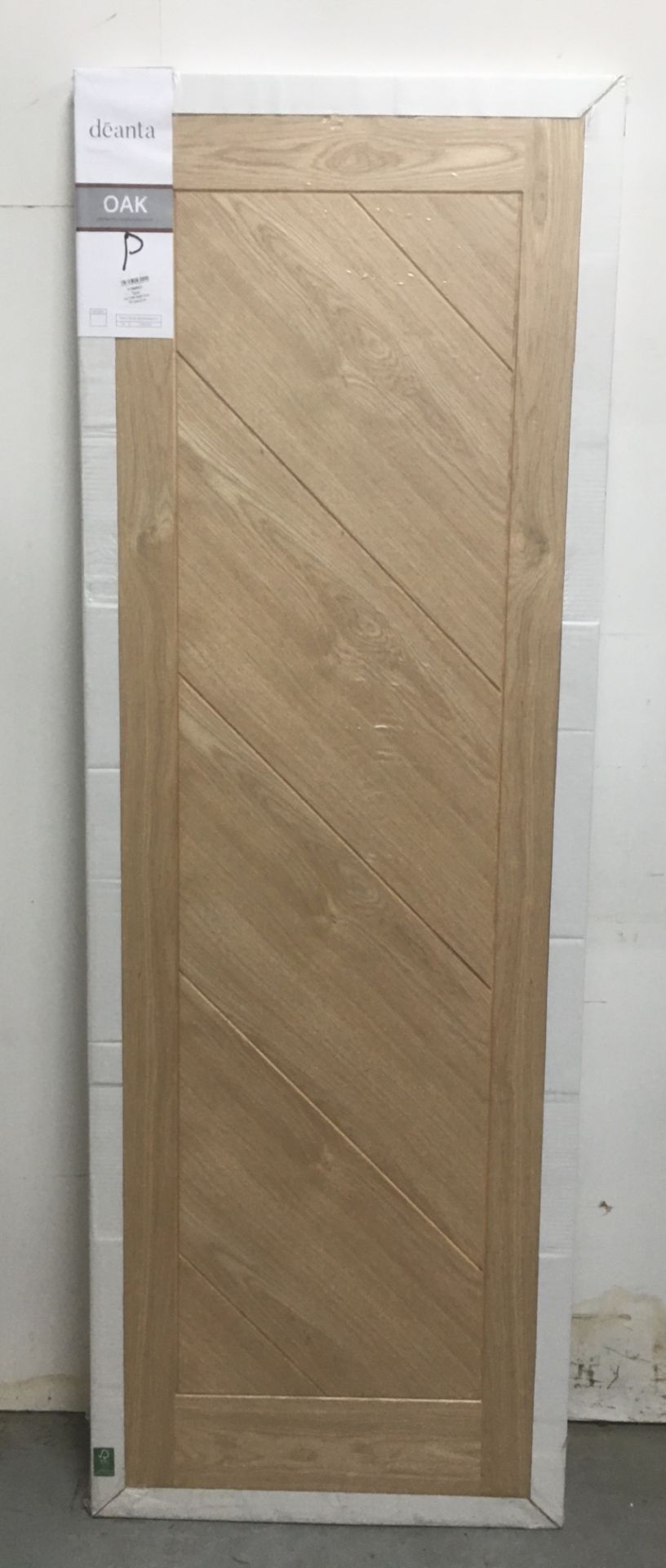 Deanta Pre-Finished Torino Oak Internal Door | 1981mm x 686mm x 35mm