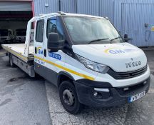 Iveco Daily 70C18D recovery truck with Crew cab, Tilt & Slide bed