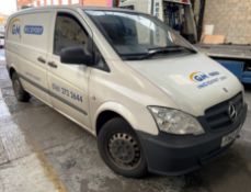 Mercedes Vito 113 CDI service vehicle with racking