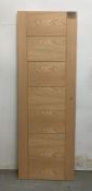 Unbranded Wooden Door W/ Pre-Cut Hinge & Handle Profiles |1964mm x 673mm x 35mm