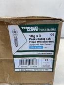 40 x Boxes Of Timber Mate 10g x 3 Pozi Double Csk Head Woodscrews ( 100 Per Box )