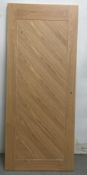 Unbranded Pre-Finished Wooden Door W/ Pre-Cut Hinge & Handle Profiles | 1964mm x 830mm x 35mm