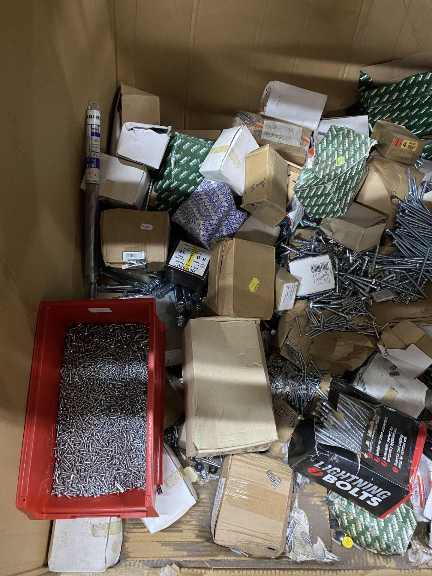 Large Quantity Of Various Screws, Nuts & Bolts Etc. As Seen In Pictures - Image 2 of 4