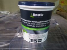 Approx 130 Brand New & Sealed Bostik Wallcovering/Wallpaper Adhesive | On 1 Pallet