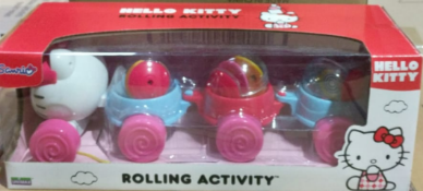 10 x Brand New Hello Kitty Pull Along Train