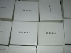 10 x Brand New Iceberg Leather Designer Purse in Carry Case