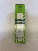 30 x GE 13W 4 Pin G24q1 Cool White Double Twin Tube CFL Bulbs