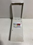 2 x Hager IU44-16D C/W 100A Isolator & 63A Fuse with Door