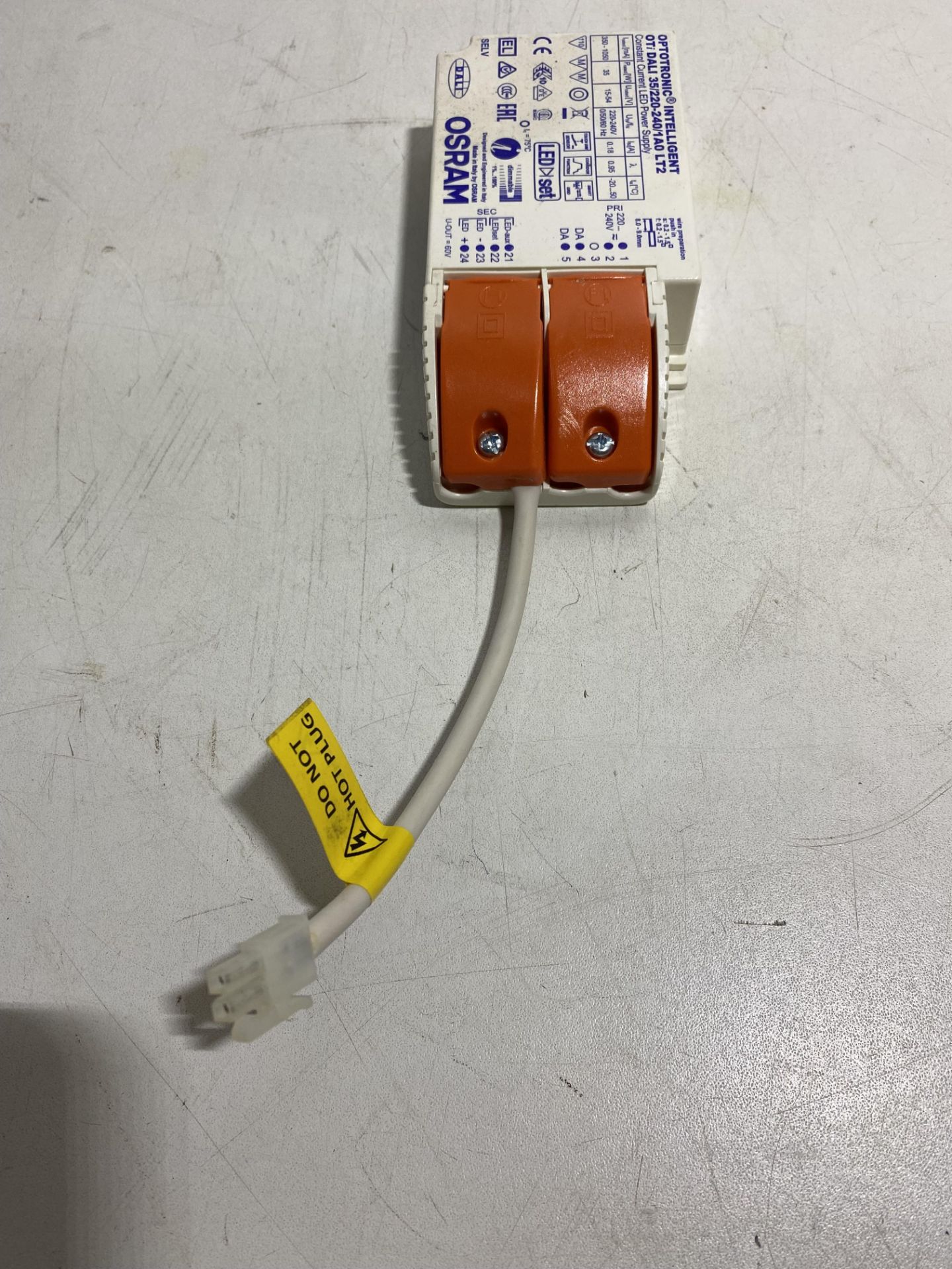 7 x Osram OTi Dali 25/220-240/1A0 LT2 Constant Current LED Power Supply Blocks - Image 4 of 5