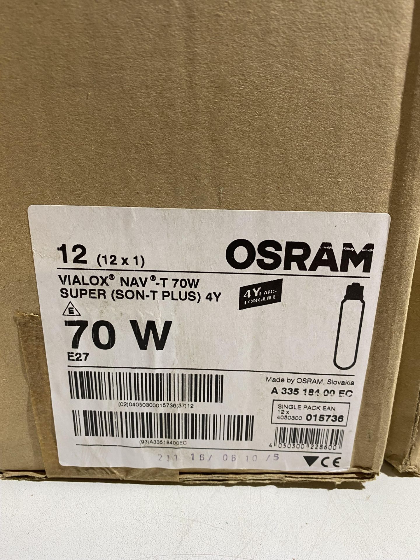 36 x OSRAM E27 NAV-T 70 SUPER 4Y 70w (sodium) - Image 2 of 3