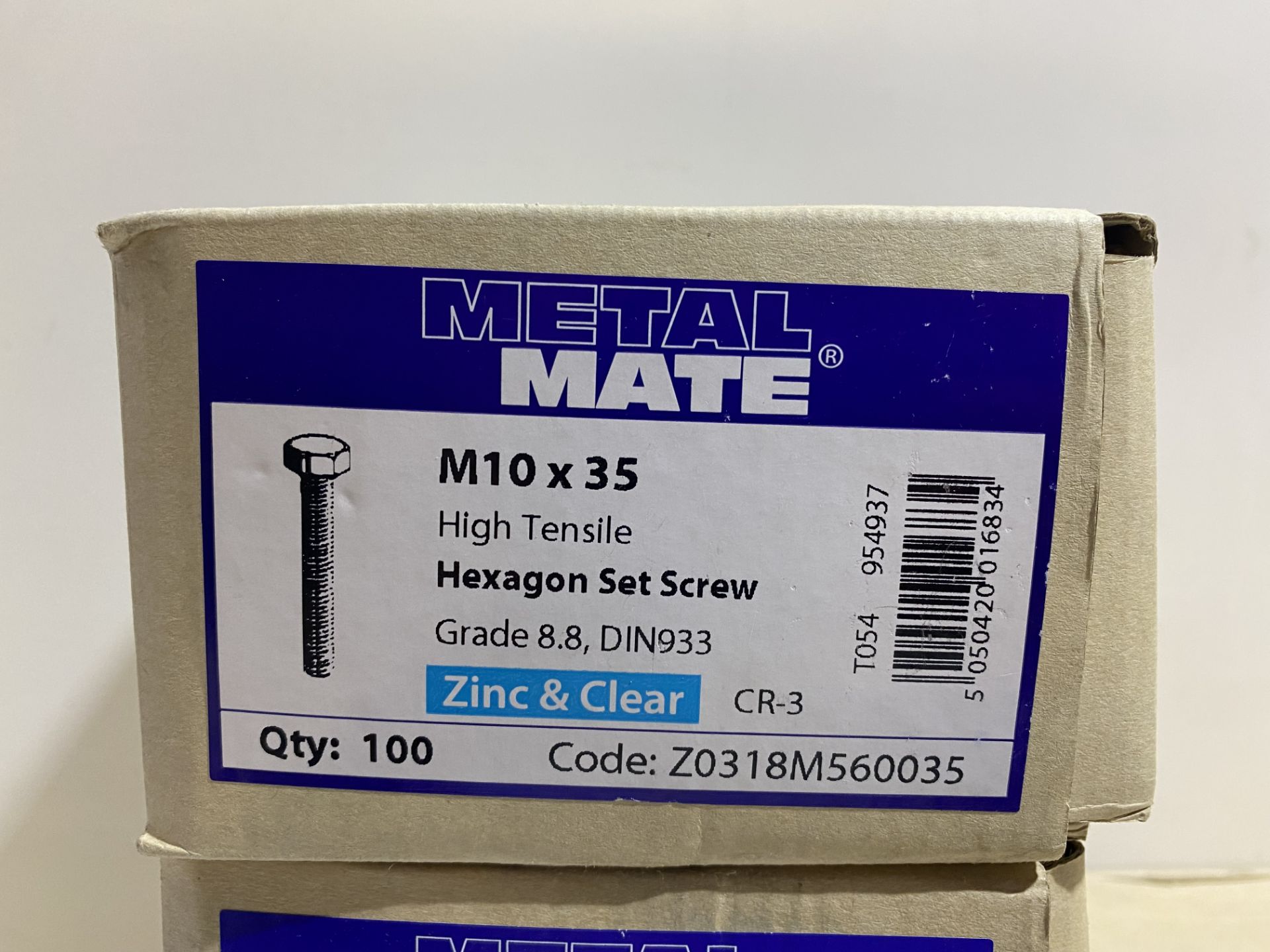 5 x Boxes Of Various Metal Mate High Tensile Hexagon Set Screws - Image 2 of 4