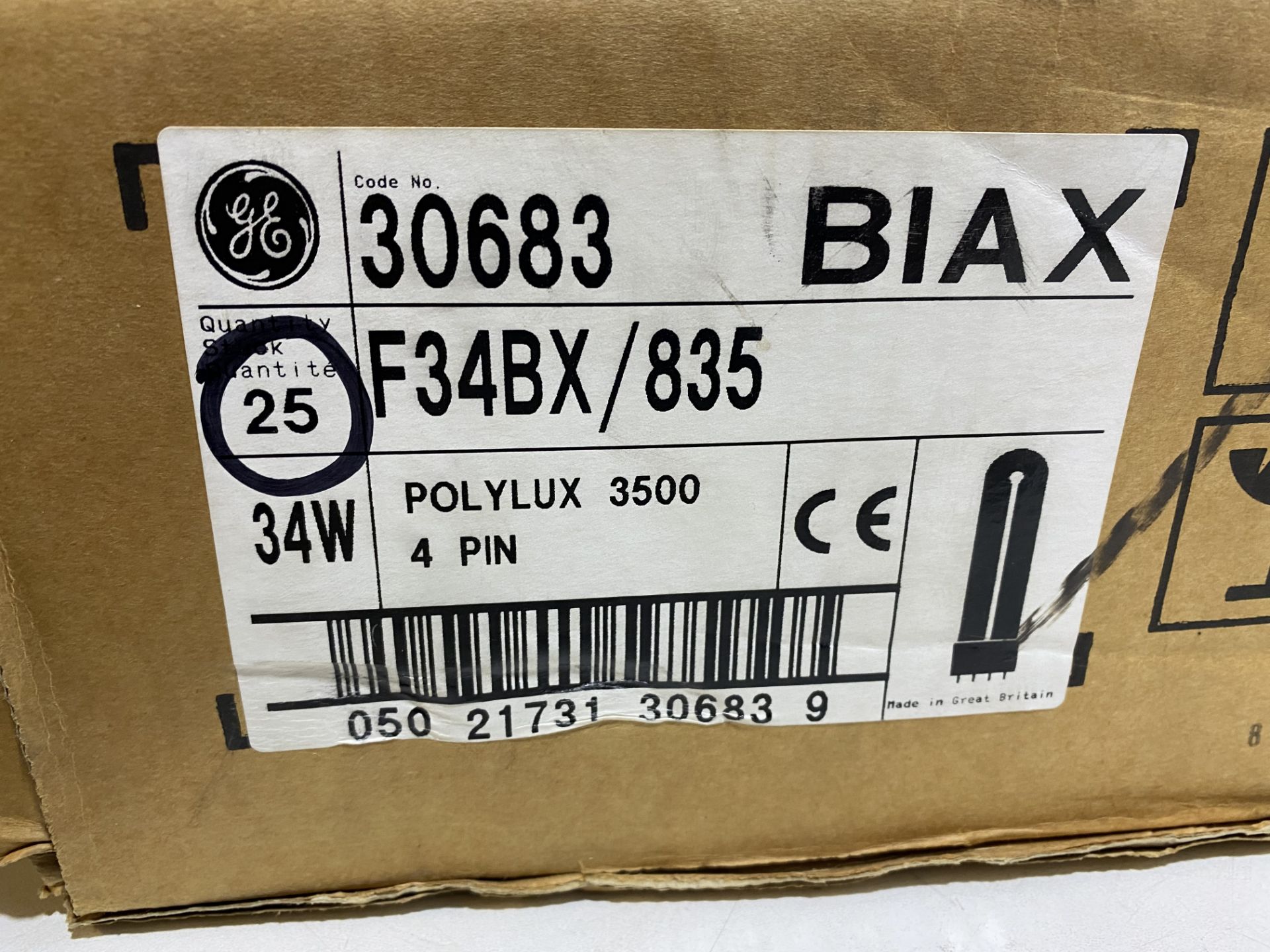 48 x GE Biax L LongLast 34W 835 4 pins Compact Fluorescent Light Bulb - Image 3 of 4