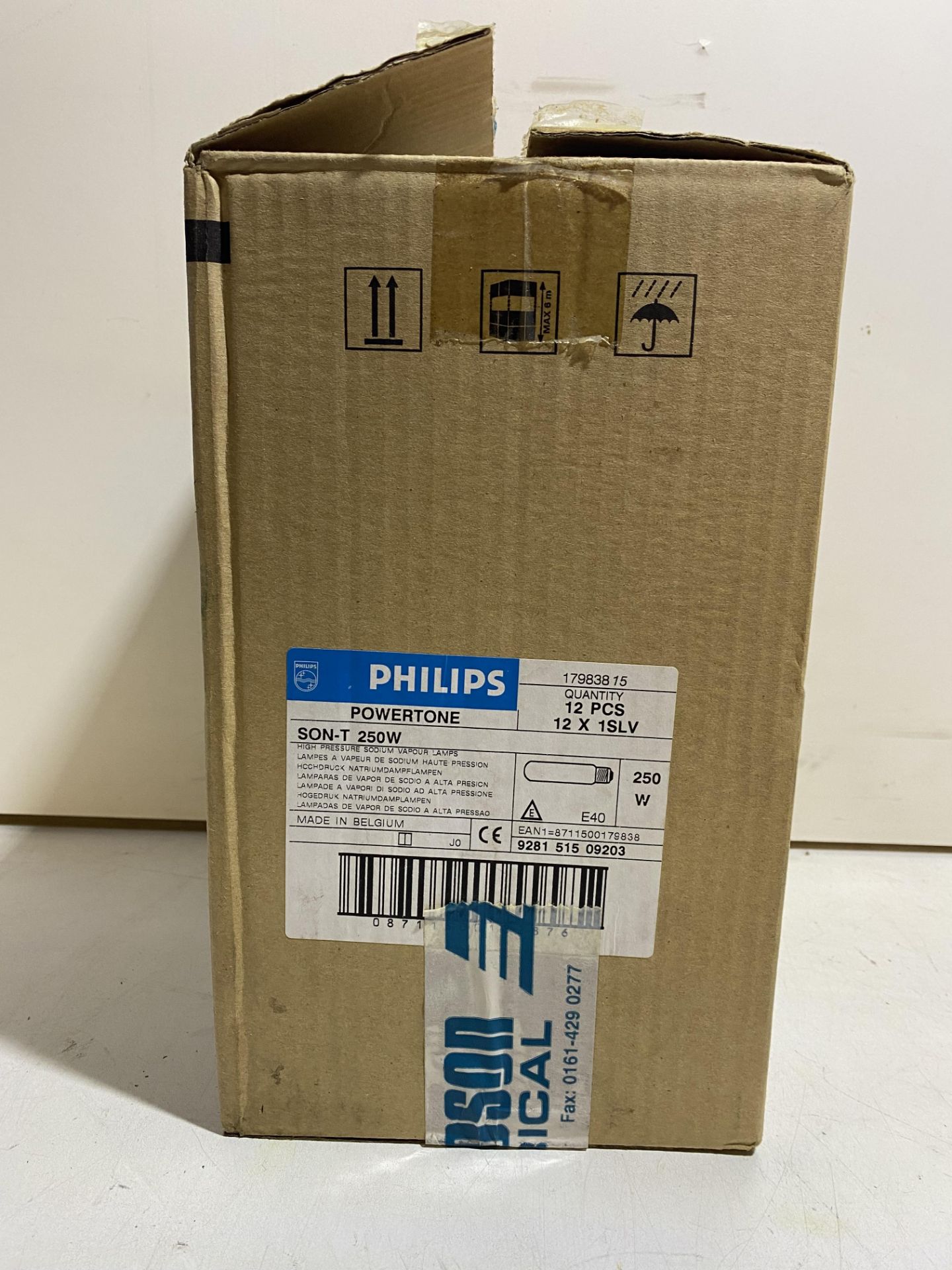 12 x Philips SON-T PIA Plus 250W 220V E40 (MASTER)