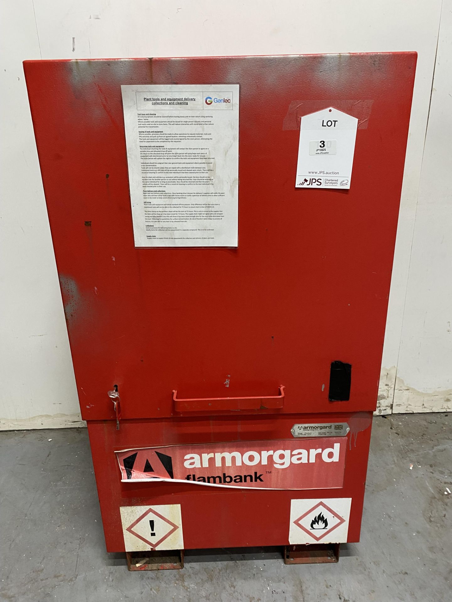 Armorgard FBC2 Flambank Flammable COSHH Site Chest