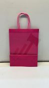 100 x pink gift bags