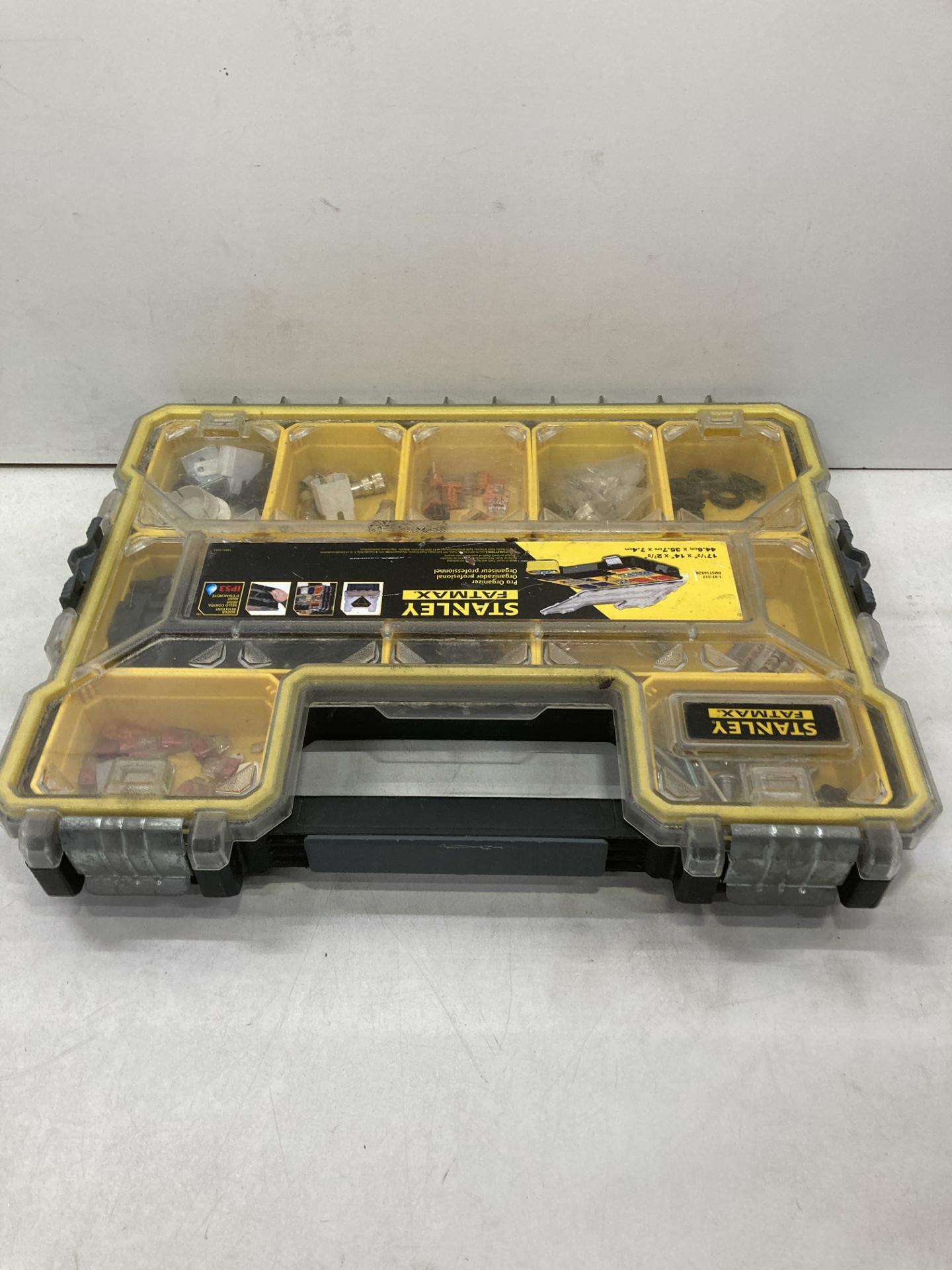 Stanley Tool Organiser Case W/ Various Misc. Items - Image 2 of 4