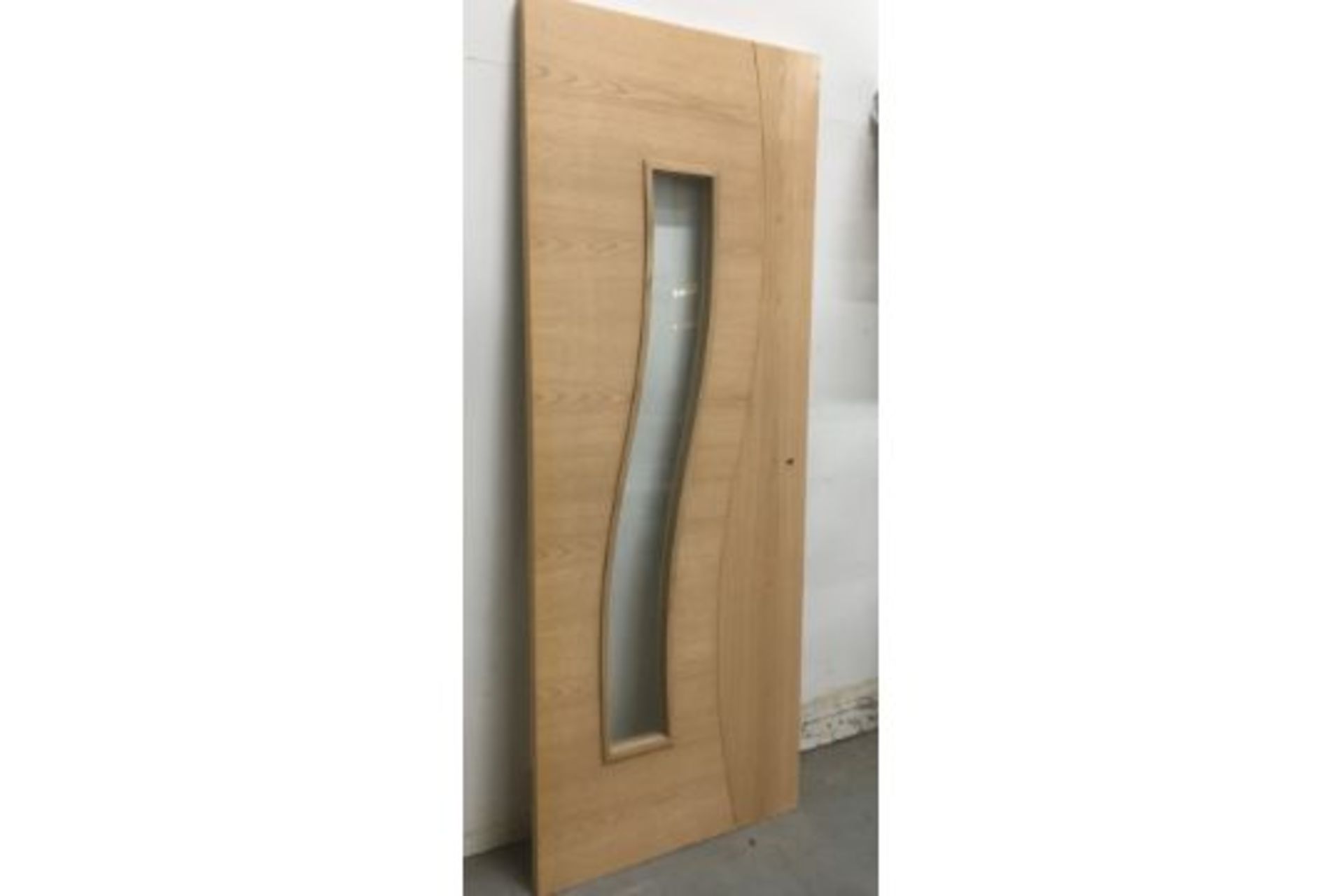Unlabelled Clear Glazed Interior Door W/ Pre-Cut Hinge & Handle Profiles |1964mm x 758mm x 35mm - Image 2 of 4