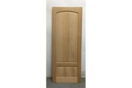 Unlabelled Wooden Door W/ Inlay Pattern | 1980mm x 763mm x 35mm