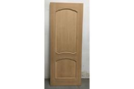 Oak Louie Un-Finished Wooden Door | 1984mm x 762mm x 35mm