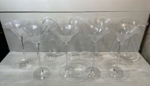 9 x Giant Martini Vases