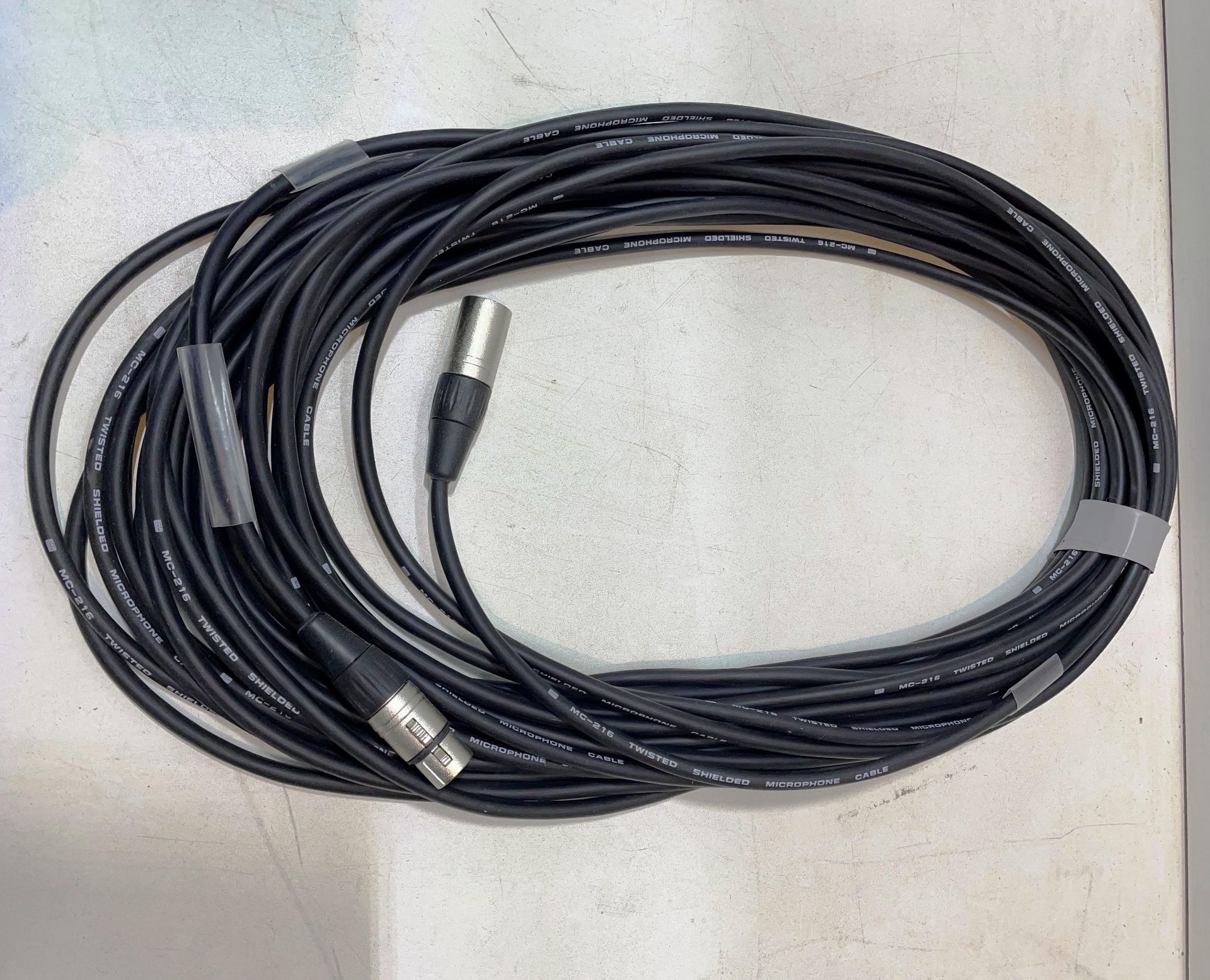 11 x 10m DMX DAP-Audio MC-216 Black mic/line cables - Image 2 of 5