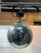 Motorised Mirrorball w/ Fixing Clamp