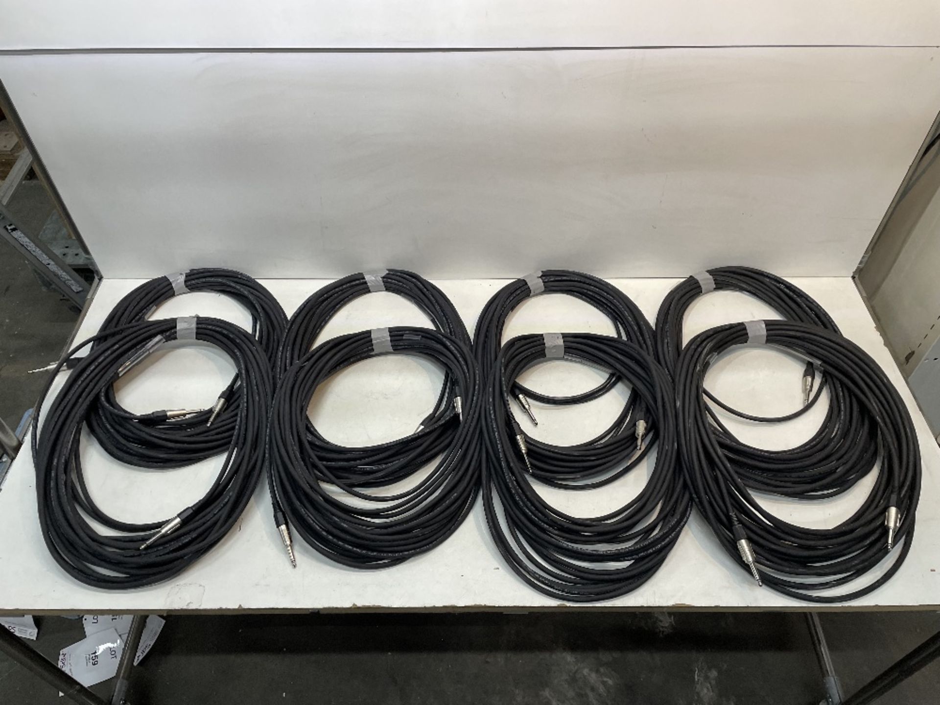 8 x Approx 20m Stereo Jack Cables