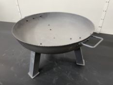 Grey Fire Pit Bowl w/ Legs | 55cm