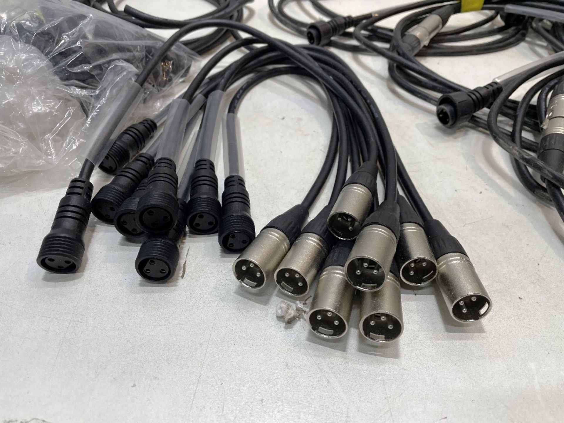 Quantity of DMX Cables, Adapters & Short Leads - As Pictured - Image 3 of 10