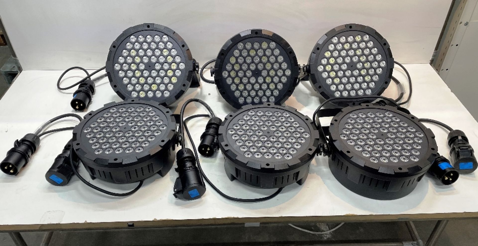 6 x LED WT09 Stage Flat Par Cans | 120W - Image 2 of 6