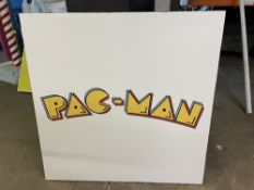 ‘PacMan’ Retro Sign - 1m x 1m