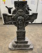 Halloween Themed Pirate Tombstone Cross