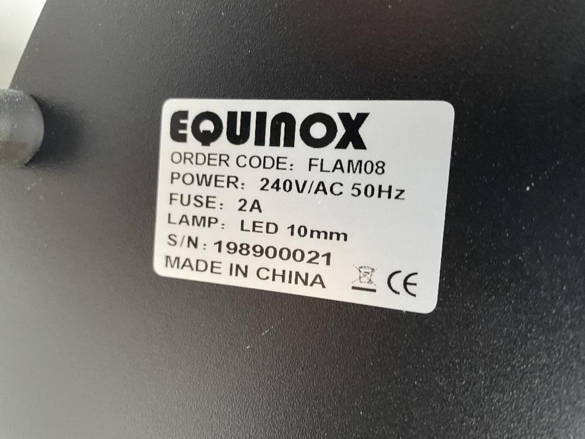 2 x Equinox FLAM08 1.5m Flame Effect Lights - Image 7 of 7